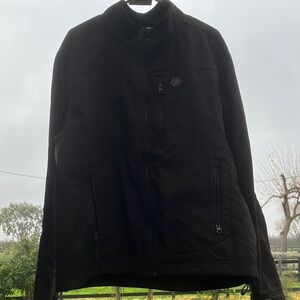 Men's Wrangler Black Softshell Jacket